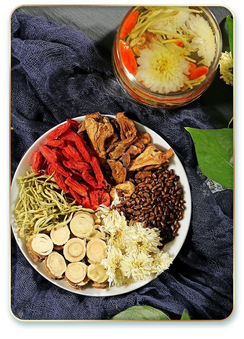 Liver tea formula Guten Morgen Tea Chrysanthemum, medlar, cassia seed tea, clearing liver, improving eyesight, protecting eyes, staying up late, clearing fire, keeping health, tea, men, going to liver fire, exuberant, expelling liver poison